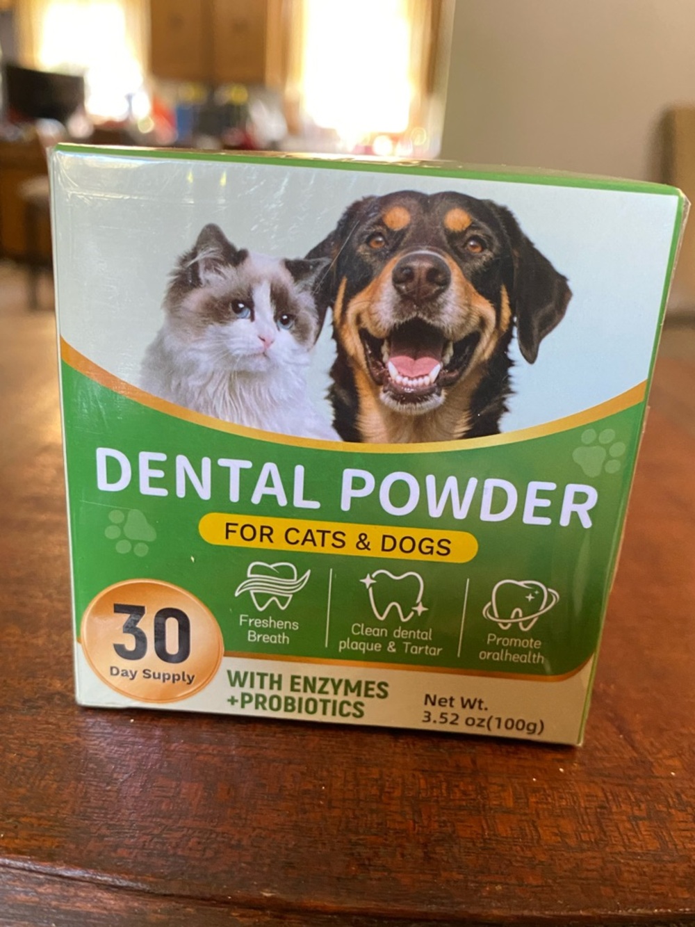 New! Dental Powder for Cats & Dogs w/Enzymes & Probiotics